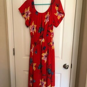 Smell The Roses Maxi Off The Shoulder Dress